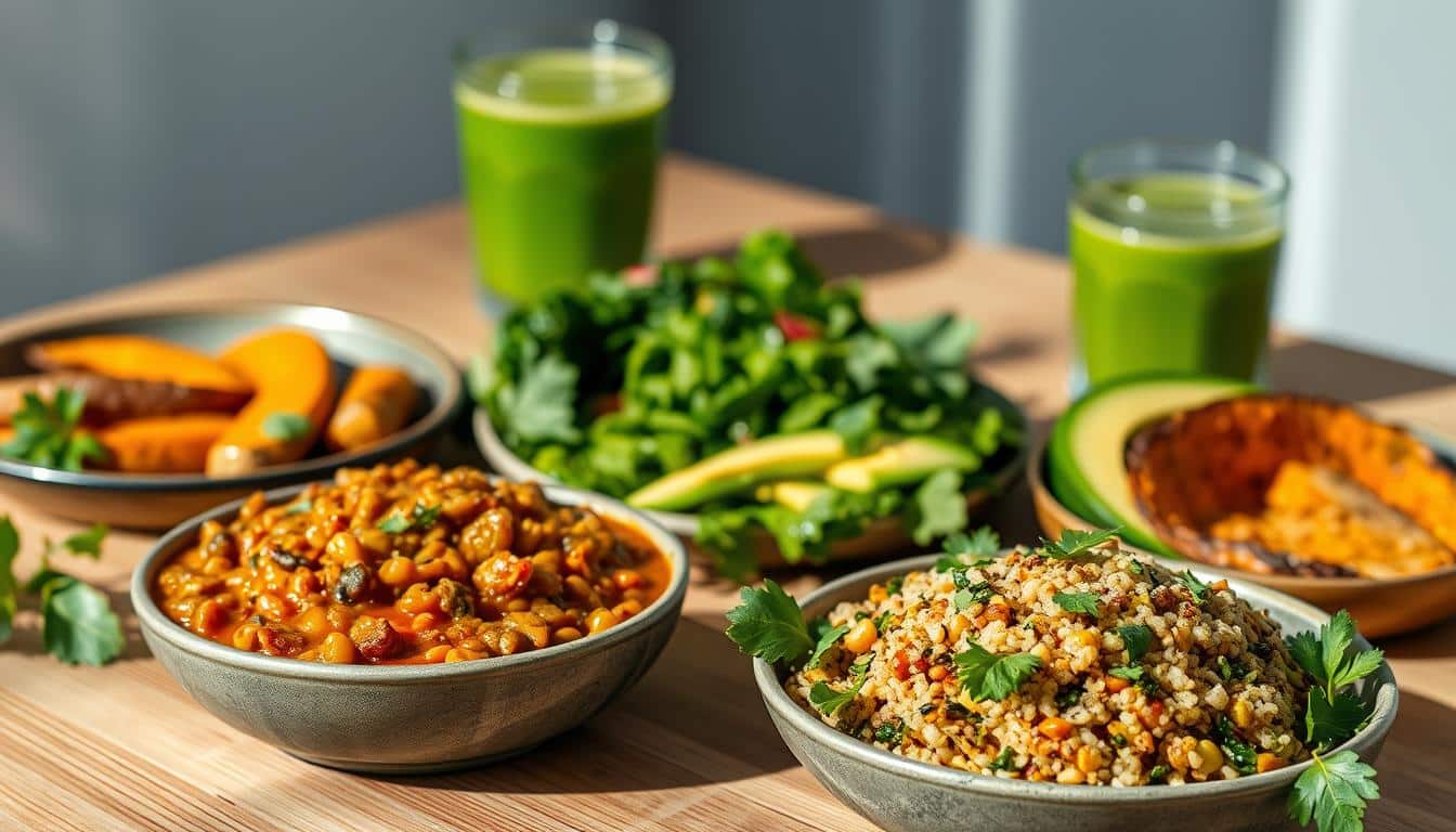 High-protein plant meals High-protein plant meals
