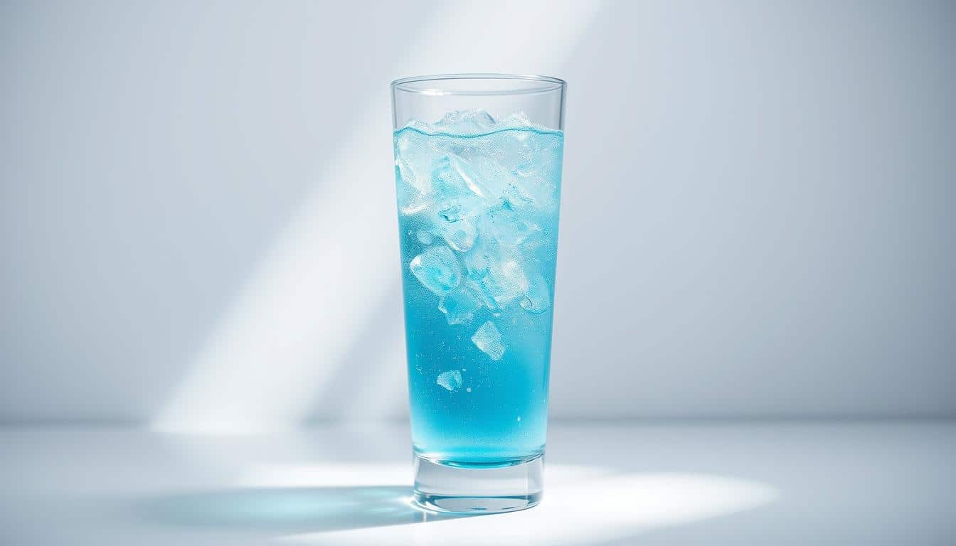 A clear glass filled with a vibrant, electrolyte-rich sports drink, capturing the essence of hydration and balance. The liquid shimmers with a crisp, refreshing appearance, surrounded by a clean, minimalist background that allows the drink to take center stage. The lighting is soft and diffused, casting gentle shadows that accentuate the intricate details of the glass and the beverage within. The composition is well-balanced, with the drink occupying the foreground and the background subtly complementing the scene. The overall mood is one of simplicity, purity, and a focus on the fundamental role of electrolytes in maintaining proper hydration. A clear glass filled with a vibrant, electrolyte-rich sports drink, capturing the essence of hydration and balance. The liquid shimmers with a crisp, refreshing appearance, surrounded by a clean, minimalist background that allows the drink to take center stage. The lighting is soft and diffused, casting gentle shadows that accentuate the intricate details of the glass and the beverage within. The composition is well-balanced, with the drink occupying the foreground and the background subtly complementing the scene. The overall mood is one of simplicity, purity, and a focus on the fundamental role of electrolytes in maintaining proper hydration.