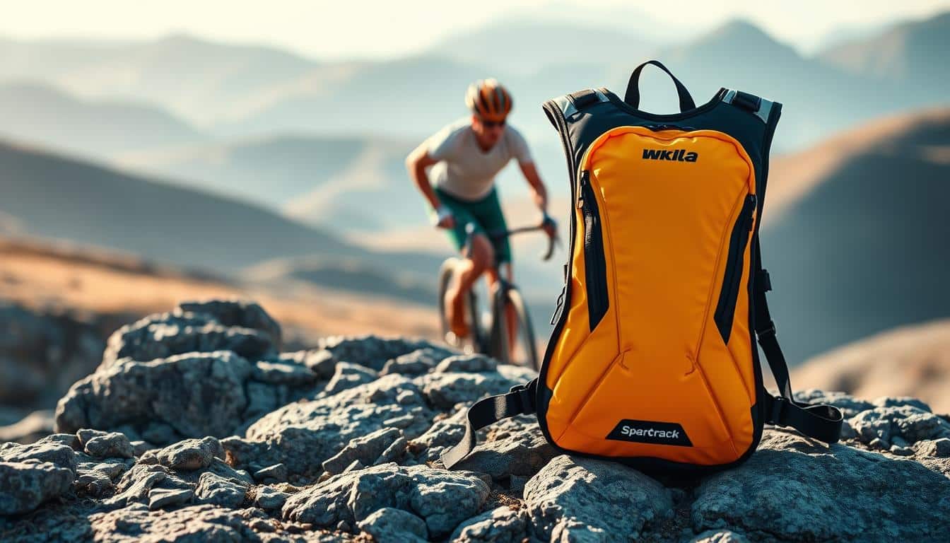 A detailed, hyper-realistic photo showcasing the benefits of a hydration pack for long runs and rides. In the foreground, a sleek, high-quality hydration pack rests on a natural, rocky surface, its vibrant colors and streamlined design standing out against the muted tones of the background. The middle ground features a runner or cyclist in motion, their face and body illuminated by soft, natural lighting, demonstrating the comfort and convenience of the hydration pack. In the background, a scenic vista of rolling hills or mountains creates a sense of tranquility and adventure. The image conveys the versatility, functionality, and performance-enhancing qualities of a hydration pack, perfectly complementing the article's focus on the best options for long-distance activities. A detailed, hyper-realistic photo showcasing the benefits of a hydration pack for long runs and rides. In the foreground, a sleek, high-quality hydration pack rests on a natural, rocky surface, its vibrant colors and streamlined design standing out against the muted tones of the background. The middle ground features a runner or cyclist in motion, their face and body illuminated by soft, natural lighting, demonstrating the comfort and convenience of the hydration pack. In the background, a scenic vista of rolling hills or mountains creates a sense of tranquility and adventure. The image conveys the versatility, functionality, and performance-enhancing qualities of a hydration pack, perfectly complementing the article's focus on the best options for long-distance activities.